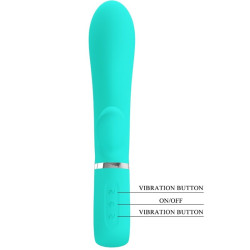 Pretty Love - Vibrateur Multifonction G-Spot Thomas Vert Aqua
